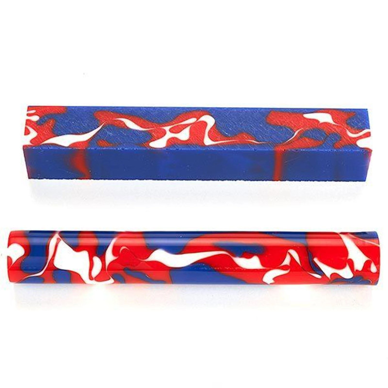 Acrylic Pen Blank - 3/4" x 3/4" x 5" - Color:Uncle Glam